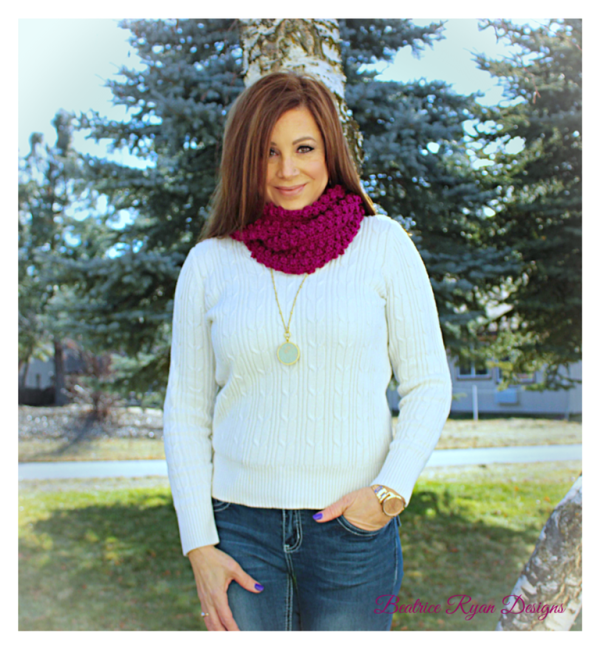 Berry Blintz Cowl from Beatrice Ryan Designs