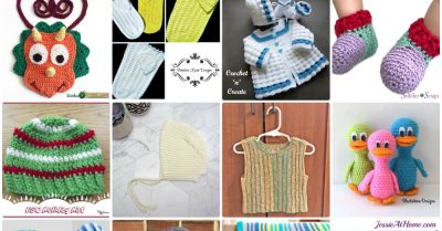 Knit and Crochet Gifts for Baby - 12 Days of Christmas Round Ups on Stitches n Scraps