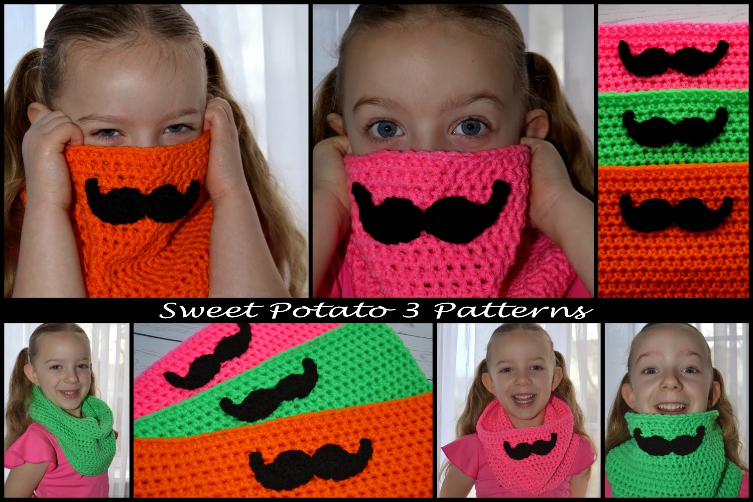 Mustache Cowl from Sweet Potato Creations