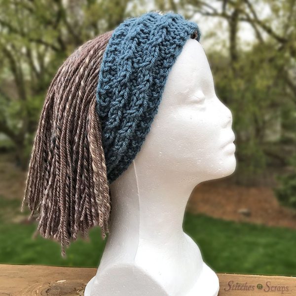Reversible Cables Headband from Stitches n Scraps