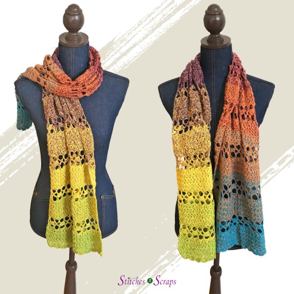 Spice Road Scarf from Stitches n Scraps