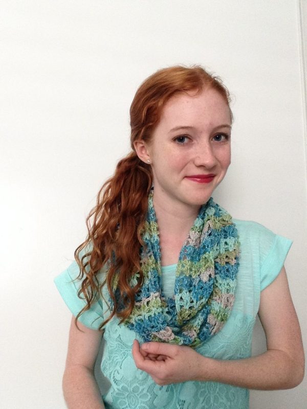 Winter Blossom Scarf from Desert Blossom Crafts