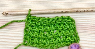 Tunisian Simple Stitch tutorial on Stitches n Scraps