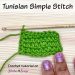 Tunisian Simple Stitch tutorial on Stitches n Scraps