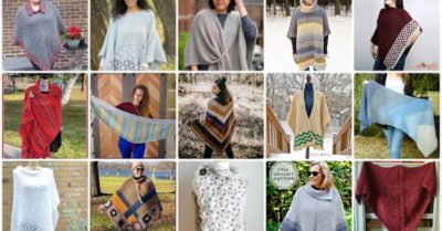 20 winter wraps to knit and crochet
