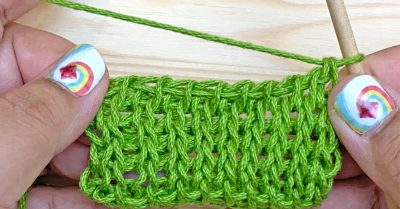 Tunisian Knit Stitch Tutorial on Stitches n Scraps