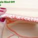 2 color, simple bind off for double knitting on Stitches n Scraps
