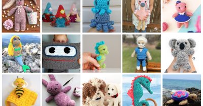 20 Free Softie Patterns to knit and crochet - Pattern round up on Stitches n Scraps