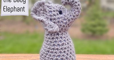 Awesome the Baby Elephant - Free crochet amigurumi pattern on Stitches n Scraps