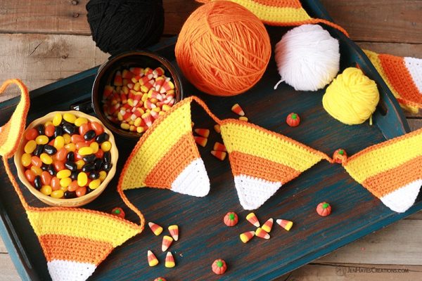 Candy Corn Bunting from Jen Hayes Creations