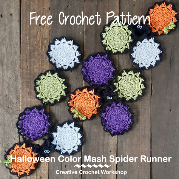 Color Mash Spider Runner from Creative Crochet Workshop