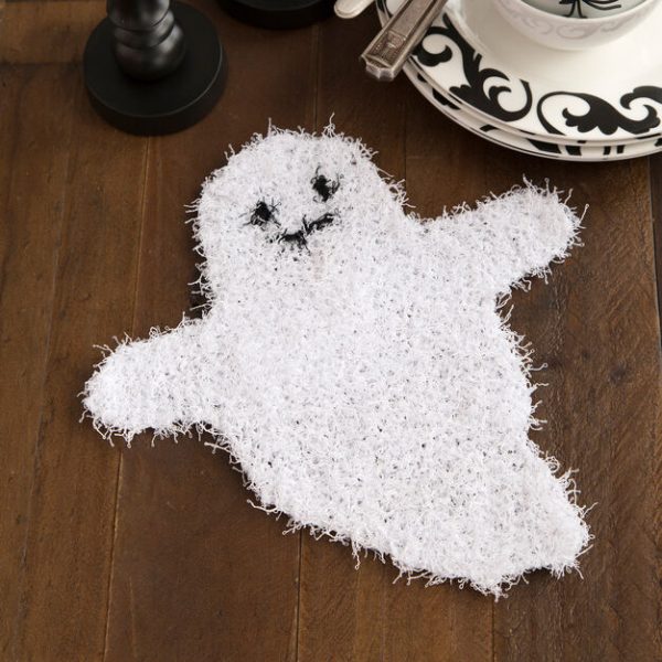 Ghostly Dish Scrubber from Yarnspirations