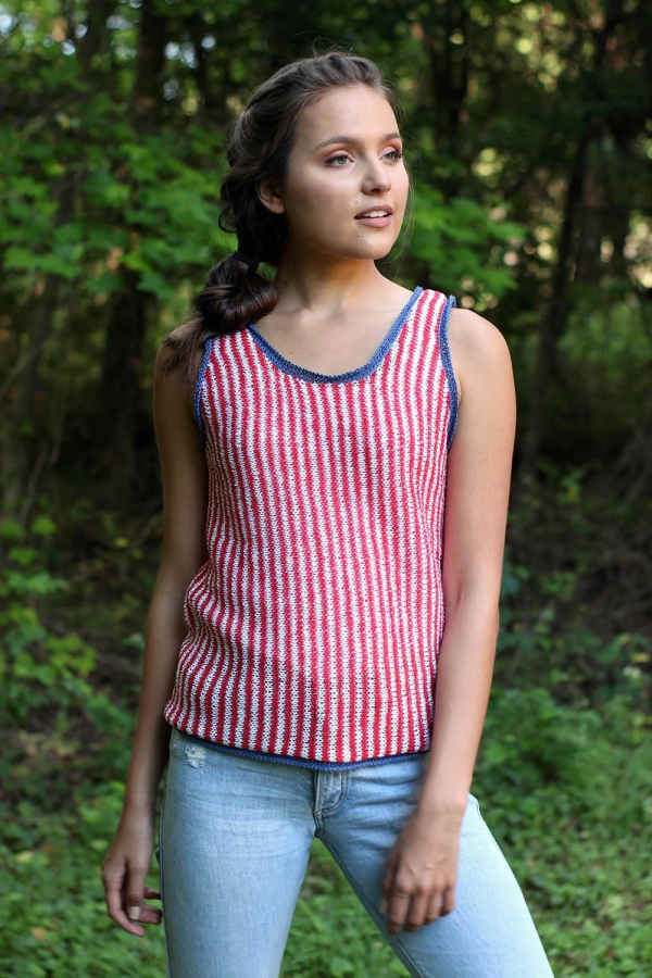 Independence Day Tank from Universal Yarn