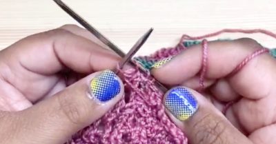 knitting backwards - Tutorial on Stitches n Scraps