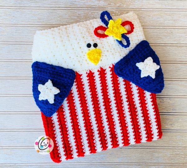 Patriotic Eagle Pillow and Bag from Snappy Tots