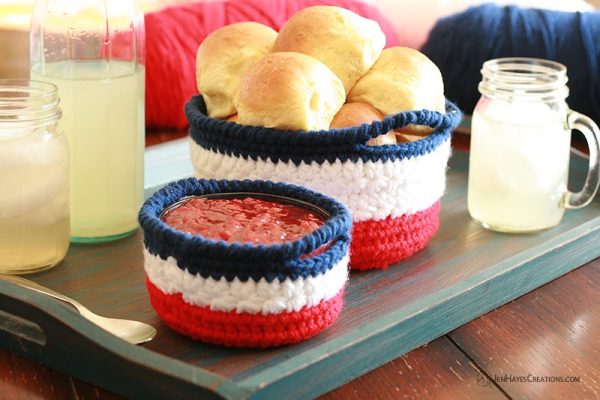 Stars and Stripes Basket from Jen Hayes Creations