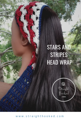 Stars and Stripes Headwrap from Straight Hooked