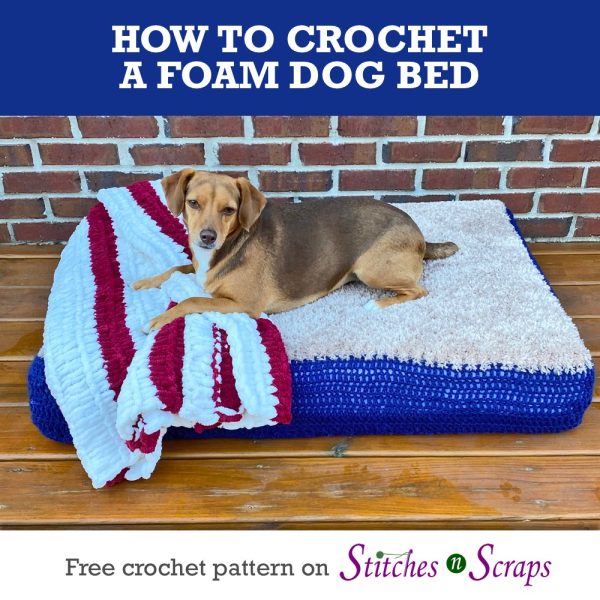 How to Crochet a Foam Dog Bed