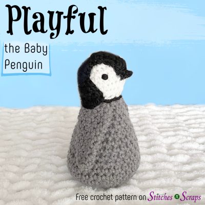 Playful the Baby Penguin Crochet Amigurumi Pattern