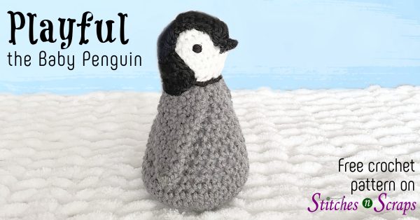 Playful the Baby Penguin Crochet Amigurumi Pattern