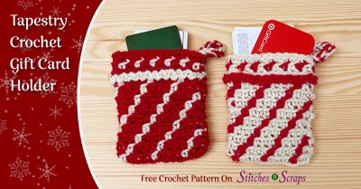 Tapestry Crochet Gift Card Holder