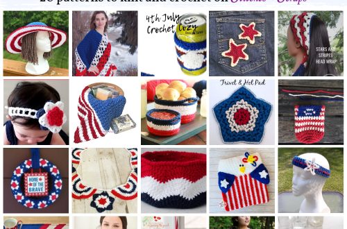 Red, White, and Blue Pattern Collection on Stitches n Scraps