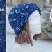 Swirling Snowflakes Knit Beanie Pattern on Stitches n Scraps