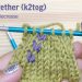 Knit 2 Together (k2tog) Tutorial on Stitches n Scraps