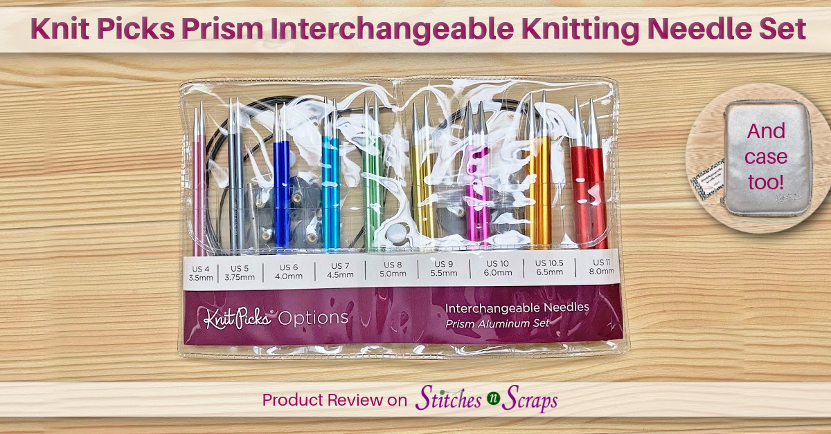 Knit Picks Prism Interchangeable Needle Set Review on Stitches n Scraps