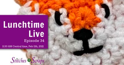 Lunchtime Live Episode 34 - Embroidered nose and mouth