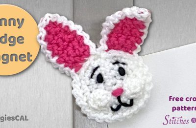 Bunny Fridge Magnet Crochet Pattern