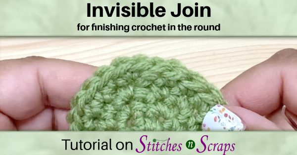 Invisible Join for finishing crochet in the round
