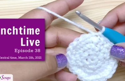 Lunchtime Live Episode 37 - Joining crochet circles