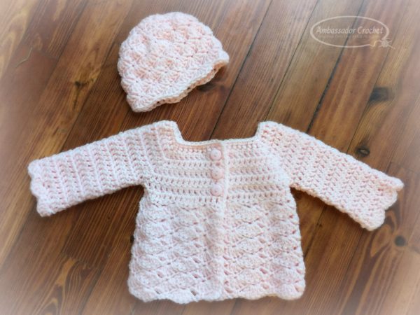 Shells Baby Sweater from Ambassador Crochet