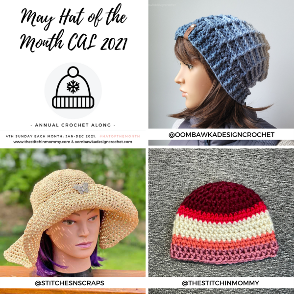 Hat of the month collage
