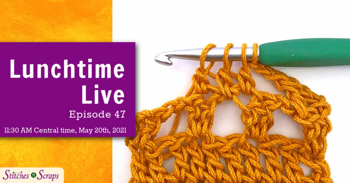 Lunchtime Live Episode 47 - Double Crochet Cluster