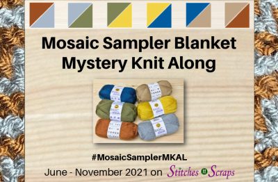 Mosaic Sampler Blanket MKAL on Stitches n Scraps