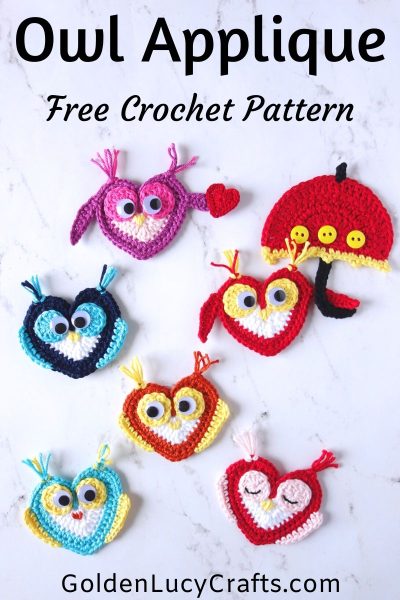 Owl Applique from Golden Lucy Crafts