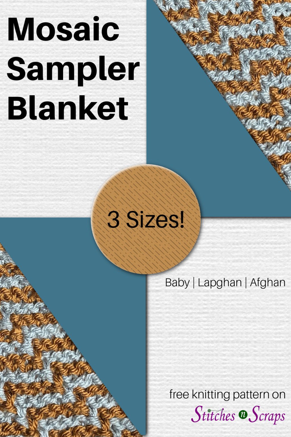 Sampler Kitting Pattern Mosaic Sampler Blanket Knitting Pattern – DPLO