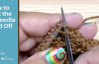 How to Knit the 3 Needle Bind Off - Tutorial on Stitches n Scraps