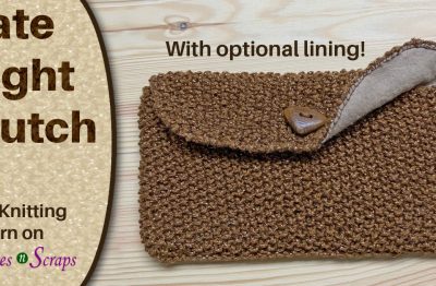 Date Night Clutch - Free knitting pattern on Stitches n Scraps