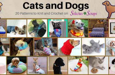 Cats and Dogs - 20 patterns to knit and crochet on Stitches n Scraps
