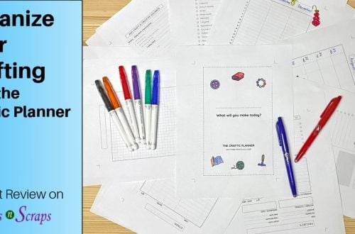 Organize Your Crafting with the Craftic Planner - Product Review on Stitches n Scraps