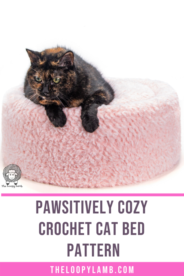 Pawsitively Cozy Cat Bed from The Loopy Lamb