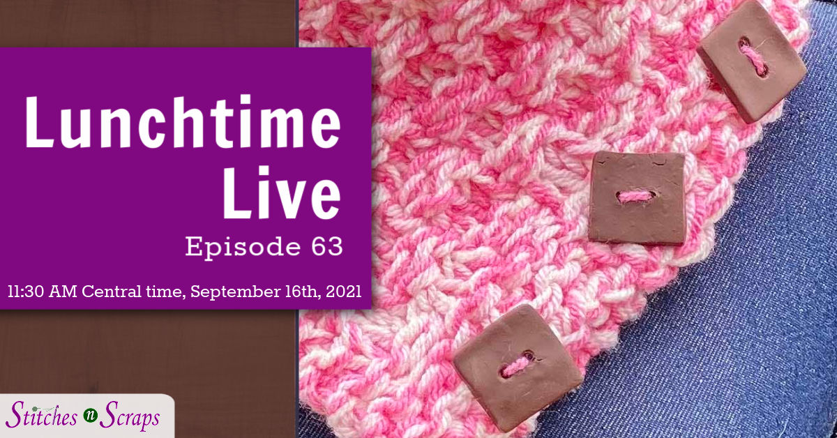Lunchtime Live Episode 63 - Polymer Clay Buttons