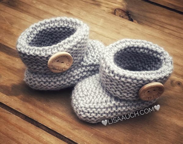 Easy Baby Booties from Lisa Auch