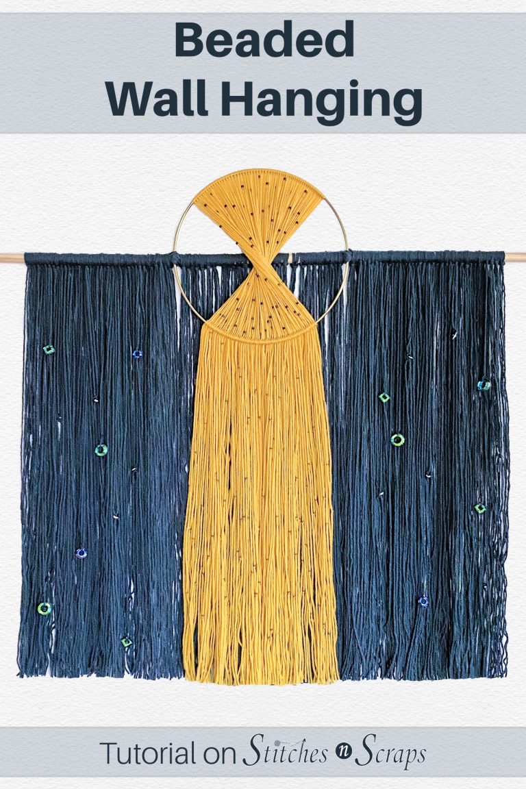 Beaded Wall Hanging Stitches n Scraps