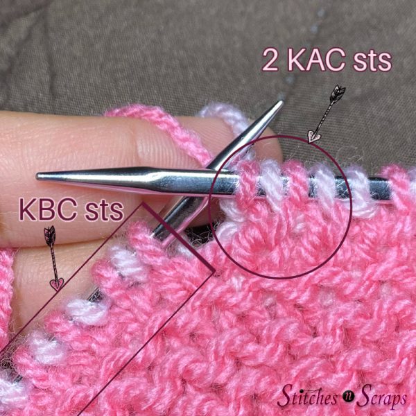 KAC and KBC stitches
