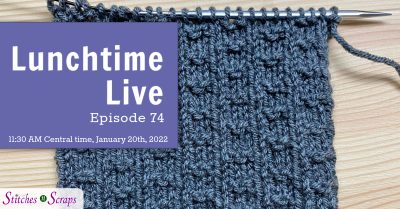 Lunchtime Live EP 74 - Knit Double Fleck Stitch