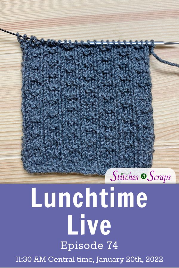 Lunchtime Live EP 74 - Knit Double Fleck Stitch
